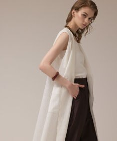 GRACE CONTINENTAL カラミロングジレ