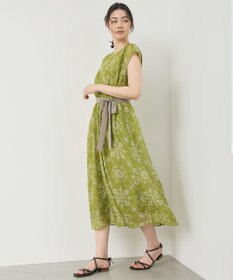 自由区 S 【カタログ掲載】ロータスタイルプリント ワンピース