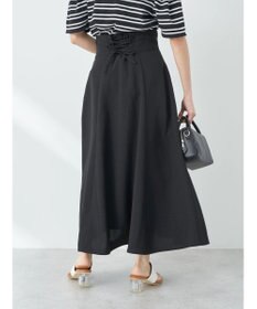 earth music&ecology バックレースアップスカート