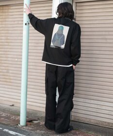 WEGO 【ユニセックス着用ITEM/MLサイズ展開】ガールプリントT（LS）