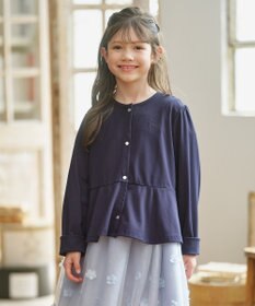 組曲 KIDS 【UVカット・接触冷感】【110-140㎝】サラリとスナップ カーディガン