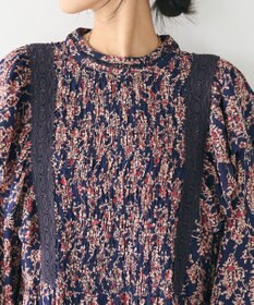 CRAFT STANDARD BOUTIQUE シャーリング袖フリルワンピース