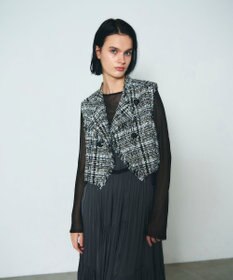 GRACE CONTINENTAL フリンジミニベスト