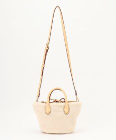 LA BAGAGERIE エコファー　バケツハンドバッグ