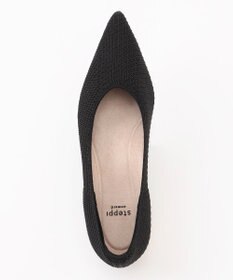 steppi 【洗える/撥水】メタルヒール フラット パンプス