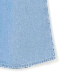 23区 S 【洗える】ライトダンガリー フレア スカート