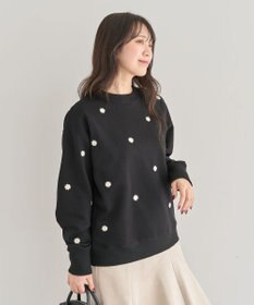 Green Parks ・ｓｗｉｎｇ　ｂｙ　デイジー刺繍スウェット