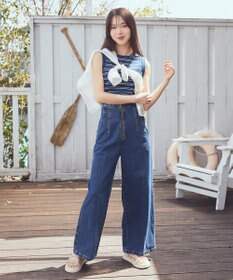 earth music&ecology ワイドシルエットシアーシャツ