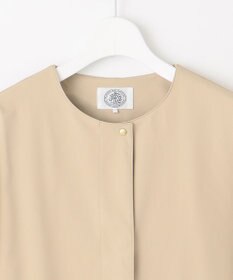J.PRESS LADIES 【洗える】ソロテックス ドライツイル ノーカラー コート