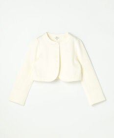 組曲 KIDS 【110-140㎝】 フラワーアーチワンピース＆ボレロジャケットセット