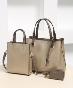style code 【MERCURYDUO/マーキュリーデュオ】限定3点セット　①キーリング付両アオリハンドバッグ、②縦長ショルダーバッグパスポート入れ、③Wファスナースマートキーケース