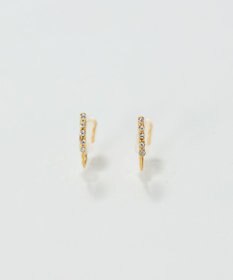 Phoebe 【痛くないシリーズ/金属アレルギー対応】ストレートビジューライトフィットイヤリング