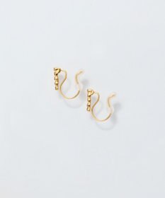 Phoebe 【痛くないシリーズ/金属アレルギー対応】ストレートビジューライトフィットイヤリング