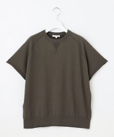 自由区 【洗える】コットンループバックスウェット ニット