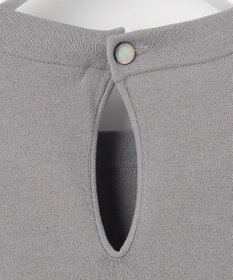 23区 L 【ご好評につきカラー追加/洗える】クロスコンビ パフスリーブ ニット