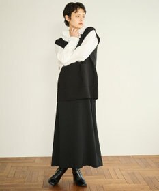 #Newans 【洗える】Vネックニットベスト