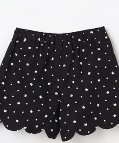 ANY KIDS 【洗濯機可能】スカラップショートパンツ