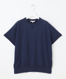 自由区 【洗える】コットンループバックスウェット ニット