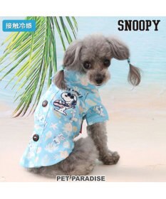 PET PARADISE スヌーピー 接触冷感 背中開き リゾートシャツ 小型犬