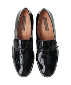 INTER-CHAUSSURES 【INTER-CHAUSSURES】レースリボンエナメルキルトシューズ