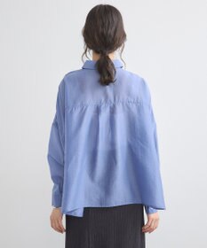 earth music&ecology ワイドシルエットシアーシャツ