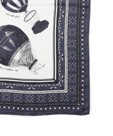 23区 manipuri  バルーンバンダナプリント シルク スカーフ