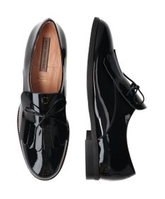INTER-CHAUSSURES 【INTER-CHAUSSURES】レースリボンエナメルキルトシューズ