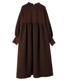 Green Parks armonia．異素材切替ワンピース