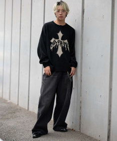 WEGO ダメージジャガードプルオーバー