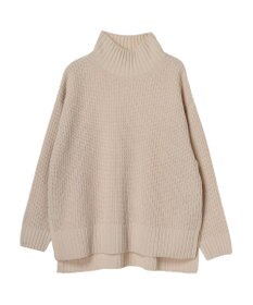 Green Parks ｍｏｋｏモール畦ニット前後差プルオーバー