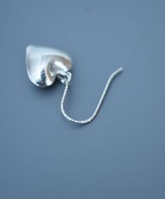 monshiro カレンシルバーハートピアスM