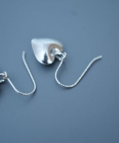 monshiro カレンシルバーハートピアスM