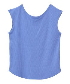 earth music&ecology 前後２ｗａｙステッチリブタンクトップ