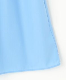 Feroux 【洗える】スタンドカラーフリルスリーブ ブラウス