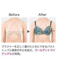 BRADELIS New York 【BRADELIS New York】ナオミステップ２ブラ23S1 バストを寄せて丸い女性らしい谷間をつくる