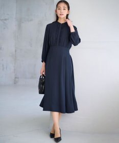 組曲 L 【KUMIKYOKU NAVY】ジョーゼットシフォン フリルワンピース