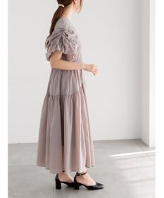 Te chichi スリーブリボンロングワンピース