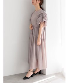 Te chichi スリーブリボンロングワンピース