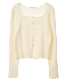 AMERICAN HOLIC スクエアリブニットカーディガン