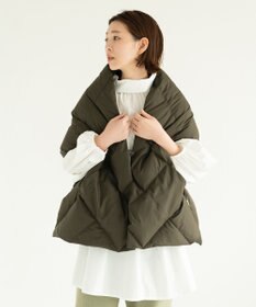 KWD 【日本製/UNISEX】DOWN SHAWL グリーンダウン ダウンショール