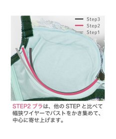 BRADELIS New York 【BRADELIS New York】ナオミステップ２ブラ23S1 バストを寄せて丸い女性らしい谷間をつくる