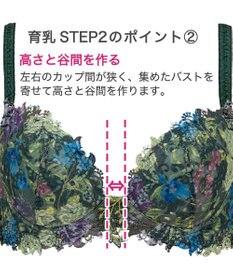 BRADELIS New York 【BRADELIS New York】ナオミステップ２ブラ23S1 バストを寄せて丸い女性らしい谷間をつくる