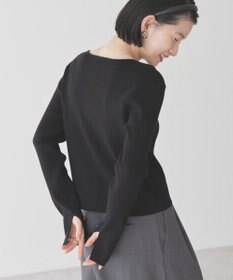 AMERICAN HOLIC スクエアリブニットカーディガン