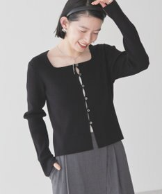 AMERICAN HOLIC スクエアリブニットカーディガン
