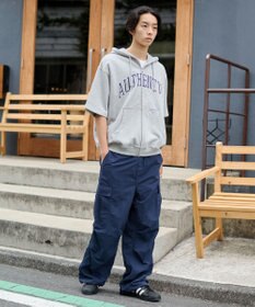 WEGO 【ユニセックス着用ITEM】カレッジロゴジップパーカー（SS）