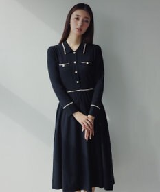 TOCCA BI-COLOR KNIT DRESS ニットドレス