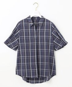 ANY SIS 【洗える】ピケチェック ブラウス