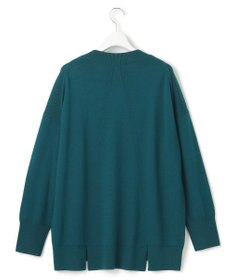 23区 S 【洗える】ウールミドルゲージ Vネック チュニック ニット