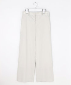 J.PRESS LADIES セルロースリネンストレッチ セミワイド パンツ