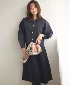 Feroux 【セットアイテム】パフスリーブニット セットアップ